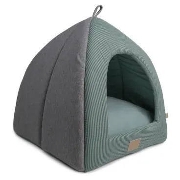 Cabana Home para Caes e Gatos Fabrica Pet Verde de lado